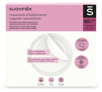 Tampoane de Alăptare Suavinex 60 Unități