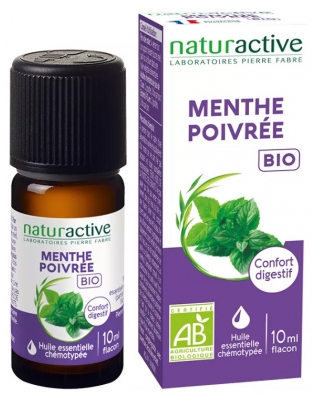 Naturactive Huile Essentielle Menthe Poivrée (Mentha x Piperita L) Bio 10 ml
