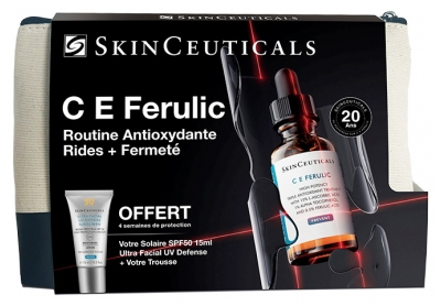 SkinCeuticals Prevent C E Ferulic 30 ml + Protect Ultra Facial UV Defense Sunscreen SPF50 15 ml Offered