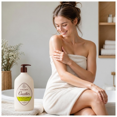 Gel de Duș Cavaillès Piele Sensibilă Parfum de Iasomie 1 L