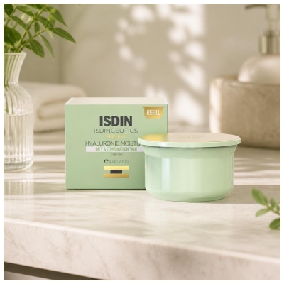 Isdin Isdinceutics Prevent Hyaluronic Moisture Peaux Grasses et Mixtes Recharge 50 g