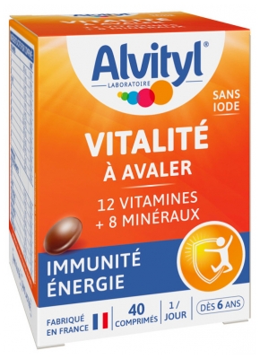 Alvityl Vitalité 40 Comprimés à Avaler