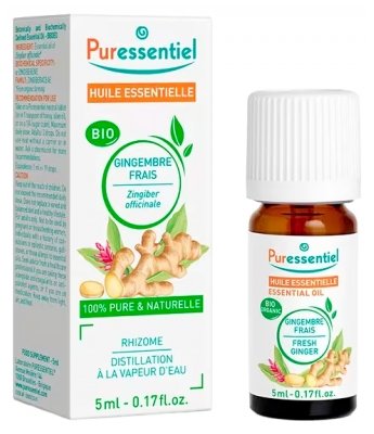 Puressentiel Ekologisk Ingefära Eterisk Olja 5 ml