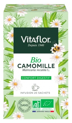 Vitaflor Mușețel Bio 18 Pliculețe