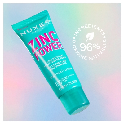 Nuxe Zinc Power Fluide Matifiant Réducteur de Pores 40 ml