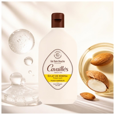 Cavaillès Suihkugeeli Herkälle Iholle Mimosa Kimalle 400 ml