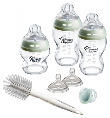 Kit Inicial de Vidro Natural Start Tommee Tippee para Recém-nascido 0-3 Meses