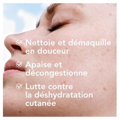 Bioderma Créaline H2O TS Eau Micellaire Démaquillante Lot de 2 x 500 ml