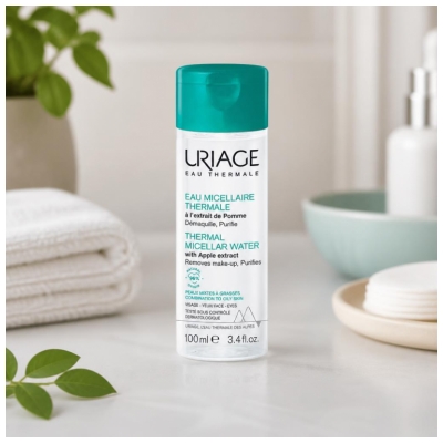 Uriage Eau Micellaire Thermale Peaux Mixtes à Grasses 100 ml