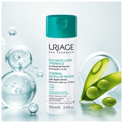 Uriage Eau Micellaire Thermale Peaux Mixtes à Grasses 100 ml