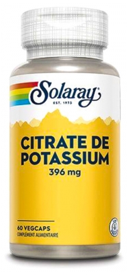 Solaray Potassium Citrate 396mg 60 VegCaps