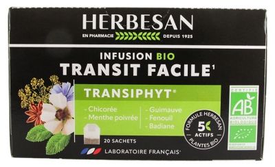 Herbesan Transiphyt ekologiška infuzija 20 maišelių