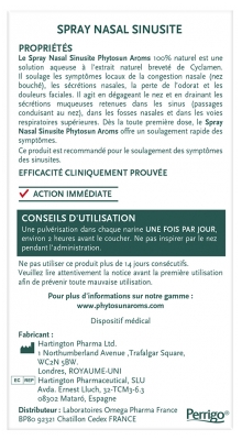 Phytosun Arôms Spray Nasal Sinusite 50 mg