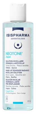 Soluție Micelară Demachiantă Iluminatoare Isispharma Neotone Aqua 250 ml