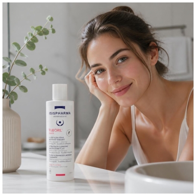 Isispharma Ruboril Lotion Fluide Ultra-Frais Nettoyant Apaisant 250 ml