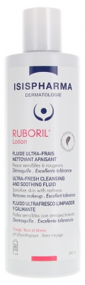 Isispharma Ruboril Loțiune Fluidă Ultra-Proaspătă de Curățare Calmantă 250 ml