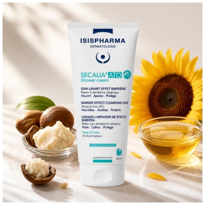Isispharma Secalia ATO Krema za prhanje z učinkom bariere 200 ml