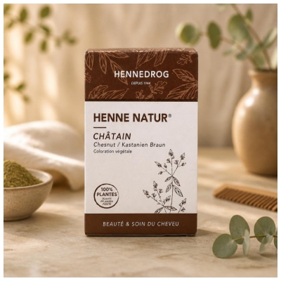 Hennedrog Přírodní Henna Kaštanová 90 g