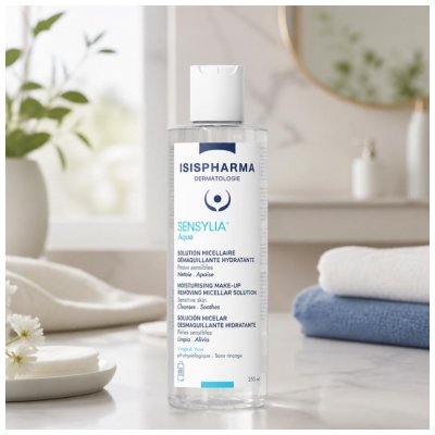 Isispharma Sensylia Aqua Micelārais Šķīdums Tīrīšanai un Mitrināšanai 250 ml