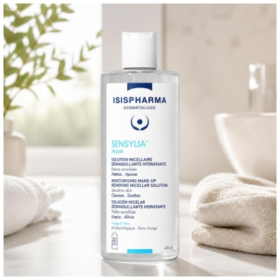 Isispharma Sensylia Aqua Solution Micellaire Démaquillante Hydratante 400 ml