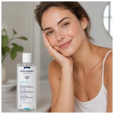 Isispharma Sensylia Aqua Solution Micellaire Démaquillante Hydratante 400 ml