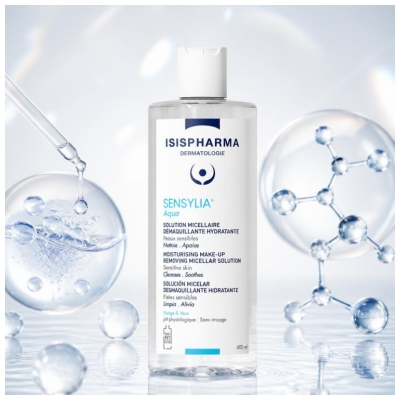 Isispharma Sensylia Aqua Solution Micellaire Démaquillante Hydratante 400 ml