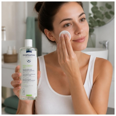 Isispharma Teen Derm Aqua Čisticí micelární roztok 400 ml