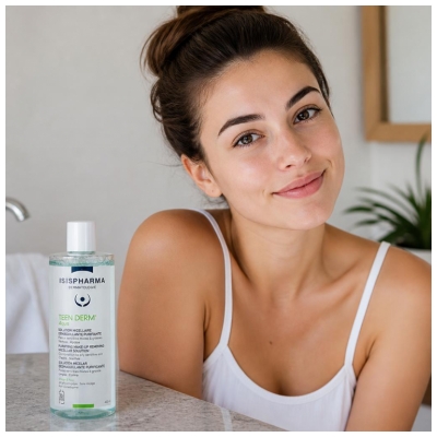 Isispharma Teen Derm Aqua Čisticí micelární roztok 400 ml