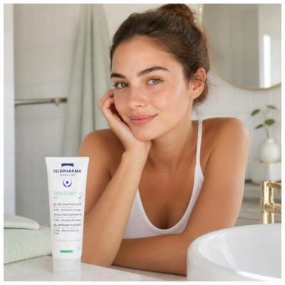 Isispharma Teen Derm Gel Curățare Exfoliant 40 ml