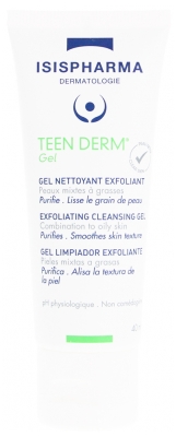 Teen Derm Gel Limpiador Exfoliante 40 ml
