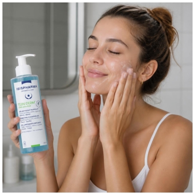 Isispharma Teen Derm Gel Sensitive Čistící gel pro citlivou pleť se sklonem k akné 250 ml