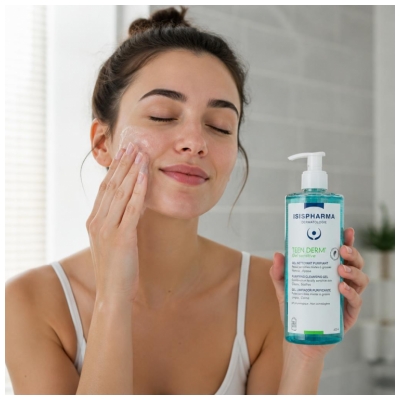 Isispharma Teen Derm Gel Sensitive Nettoyant Purifiant 400 ml