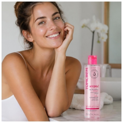 Gel de curățare ultra-hidratant Topicrem pentru piele sensibilă 200 ml