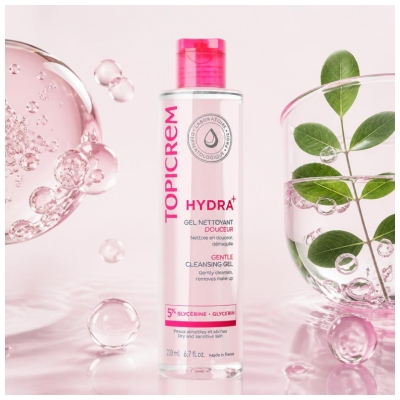 Gel de curățare ultra-hidratant Topicrem pentru piele sensibilă 200 ml