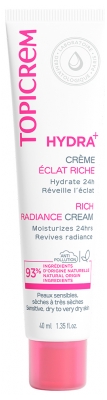 Topicrem HYDRA+ Crema Hidratantă Luminozitate Bogată 40 ml