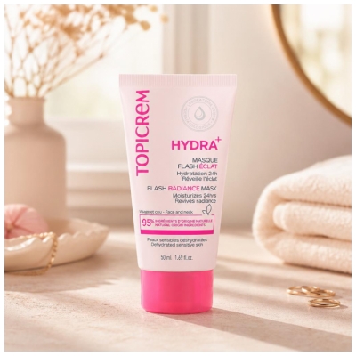 Topicrem HYDRA+ Mirdzuma mitrinošā maska 50 ml