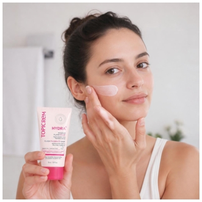 Topicrem HYDRA+ Mirdzuma mitrinošā maska 50 ml