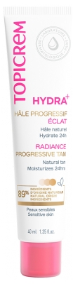 Topicrem Hydra+ Hâle Progressif Éclat 40 ml