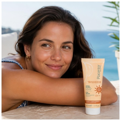 Placentor Végétal Aurinkovoide Kasvot ja Herkät Alueet SPF50 40 ml