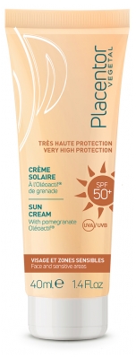Placentor Végétal Krema za sončenje za obraz in občutljiva področja SPF50 40 ml
