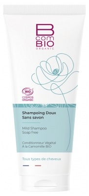 BcomBIO Shampoing Doux Sans Savon 200 ml