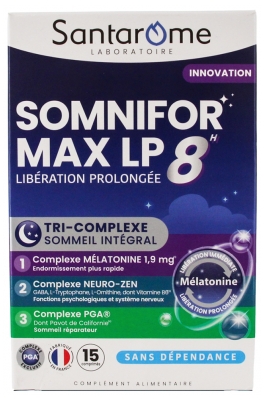 Santarome Somniflor Max LP 8H 15 Comprimés