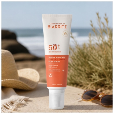 Spray Solaire Față și Corp SPF50+ Bio 150 ml Laboratoarele Biarritz