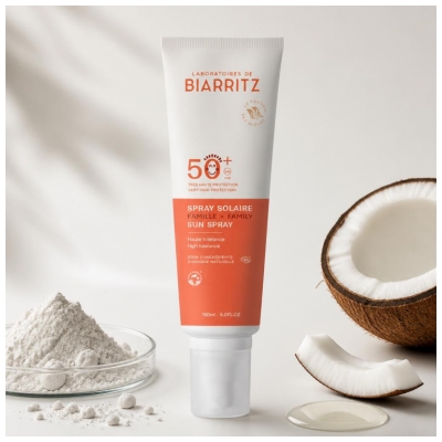 Spray Solaire Față și Corp SPF50+ Bio 150 ml Laboratoarele Biarritz