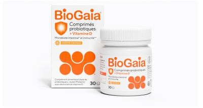 BioGaia Probiotika Tabletter + D-vitamin 30 Tyggetabletter