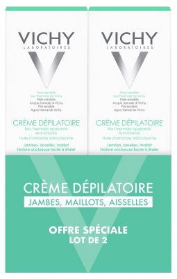 Vichy Hårborttagningskräm Dermo-Tolerans Set med 2 x 150 ml