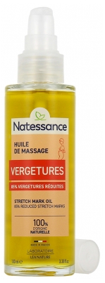 Natessance Massageöl Dehnungsstreifen 100 ml