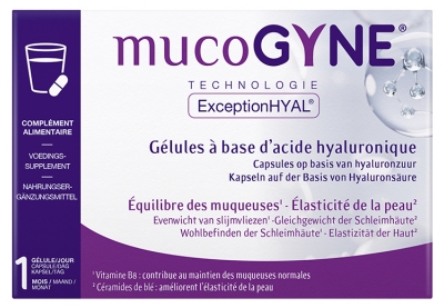 Mucogyne Hyaluronsyra 28 Kapslar