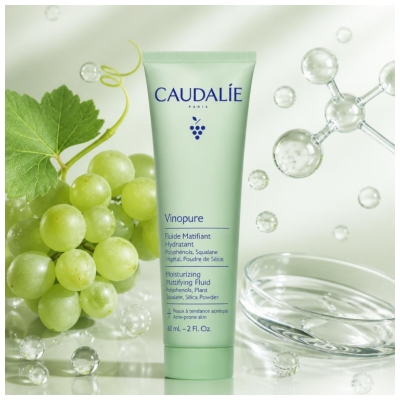 Caudalie Vinopure Matifikuojantis drėkinamasis fluidas 60 ml