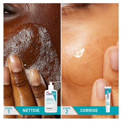 CeraVe Gel Moussant Anti-Imperfections 236 ml + Soin Concentré Anti-Imperfections 40 ml